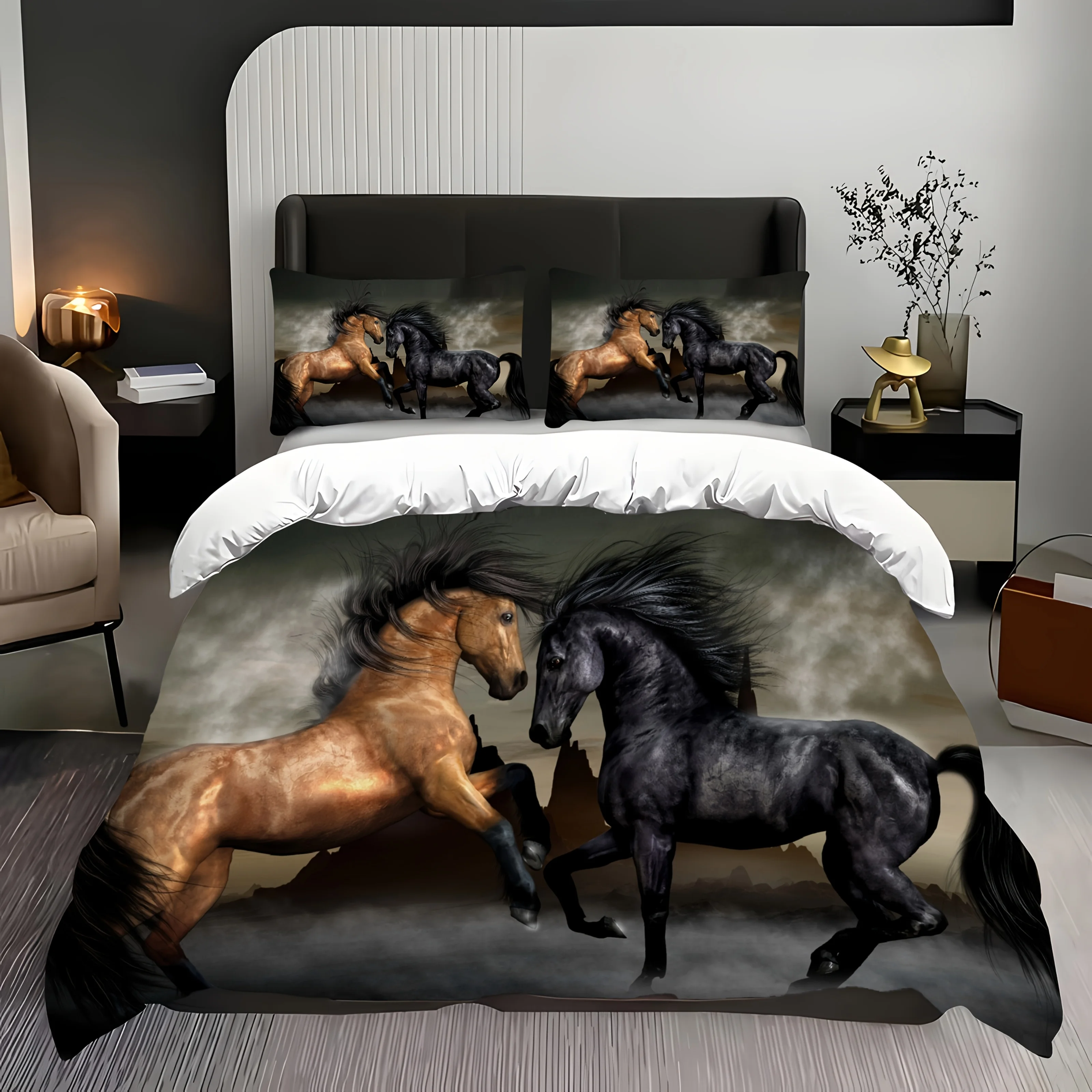 juego-de-3-fundas-de-edredon-con-diseno-de-caballos-un-par-de-fundas-de-edredon-marrones-y-negras-con-fundas-de-almohada-suaves-y-comodas