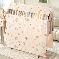 Zipper Clothes Dust Covers Garment Bags Waterproof Dustproof Clothes Storage Bag Wardrobe Hanger Bag Suit Cover