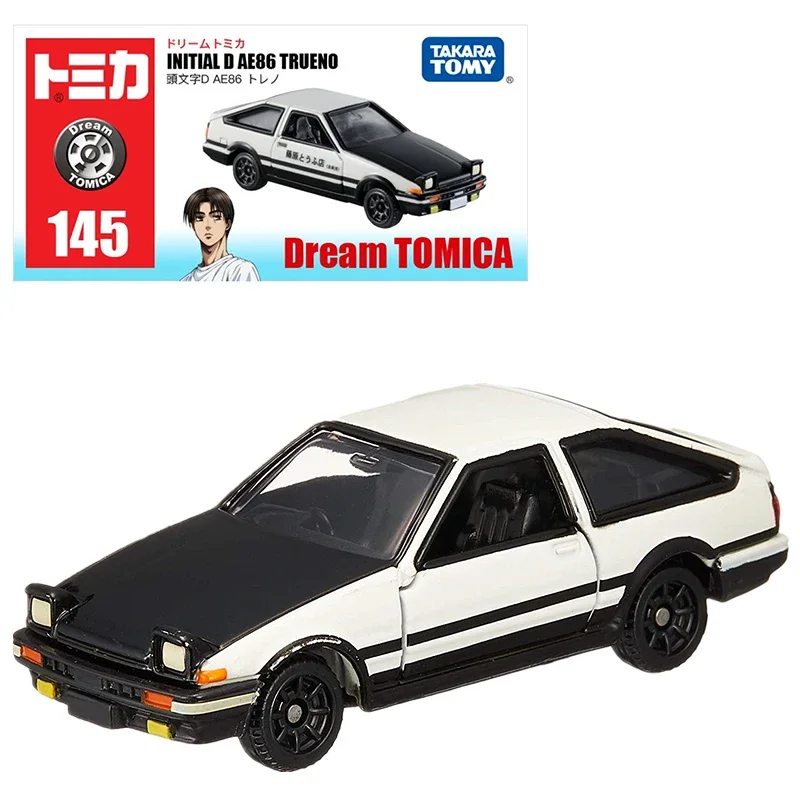 Dream Tomica NO. 145 Initial D  AE86 TRUENO Tomy Diecast Metal Car In Toy Vehicle Model Collection Anime Kids Toys Boys