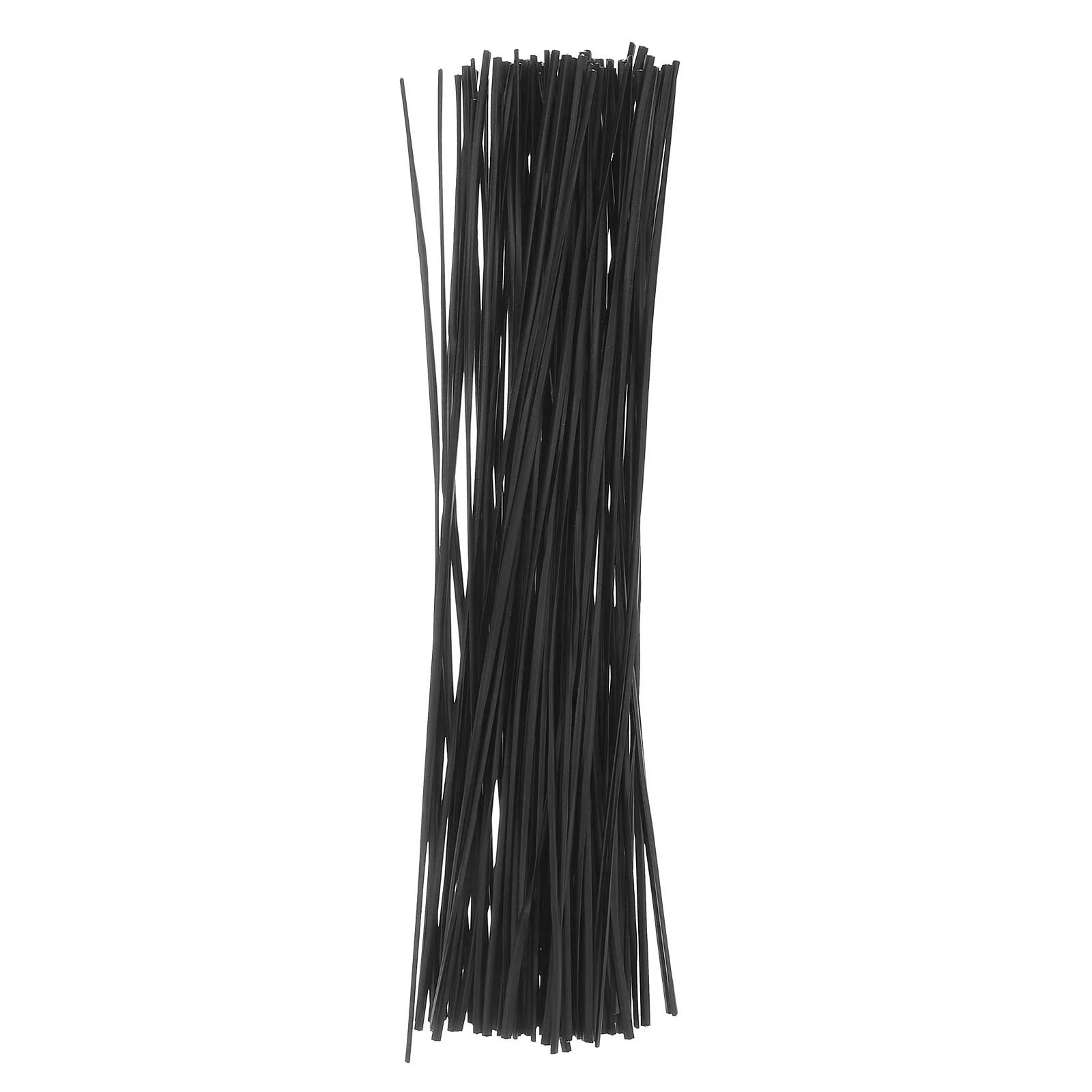 

500pcs 15cm Galvanized Iron Wire Ties Cable Wrap Organizer Ties (Black) cable ties cord tie wire tie wraps