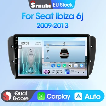 Srnubi Android Radio de coche para Seat Ibiza 6j 2009-2013 inalámbrico CarPlay Android Auto WiFi GPS navegación BT Video música estéreo 1