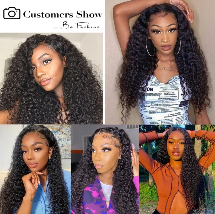 Sleek Kinky Curly Human Hair Bundles Brazilian Top Raw Hair Extensions Unprocessed Virgin Deep Water Wave 100% Human Hair Weave