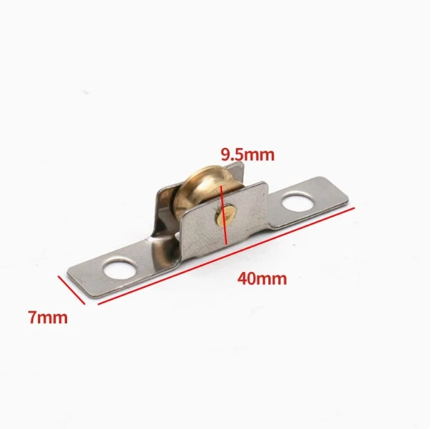 4Pcs Stainless Steel Shutter Pulley Roller Sliding Door Roller Runner Wheel Track Pulley Furniture Door Hardware Mute Wheel