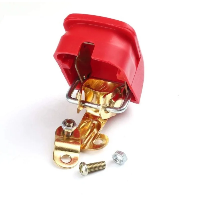 1 Paar Schnellverschluss-Batterieklemmen, Klemmen, Anschlüsse, 12 V, ein Paar, Auto, Wohnwagen, Van, Wohnmobil, EIN/AUS, zum Aufstecken
