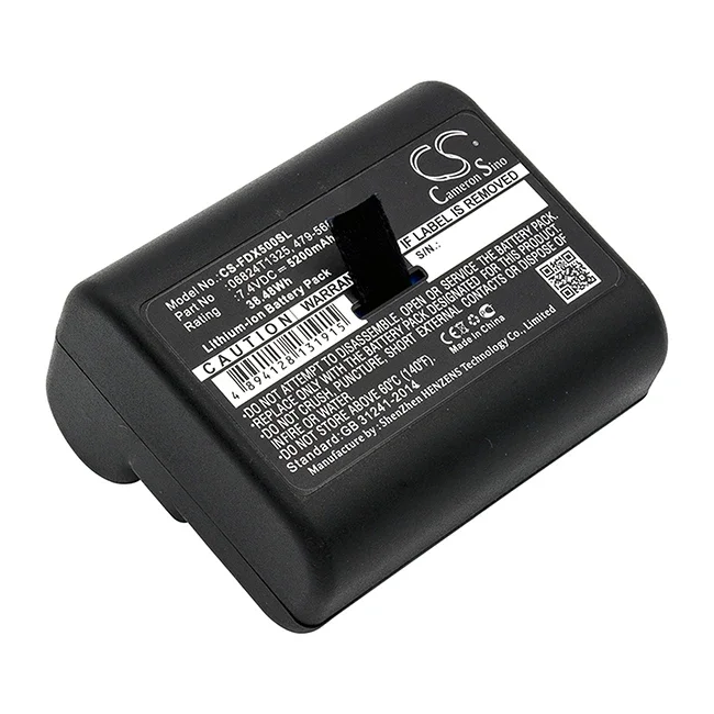 Cameron Sino 5200mAh Battery For Fluke Versiv  DSX-5000 CableAnalyzer  DSX Versiv 06824T1325  479-568  MBP-LION