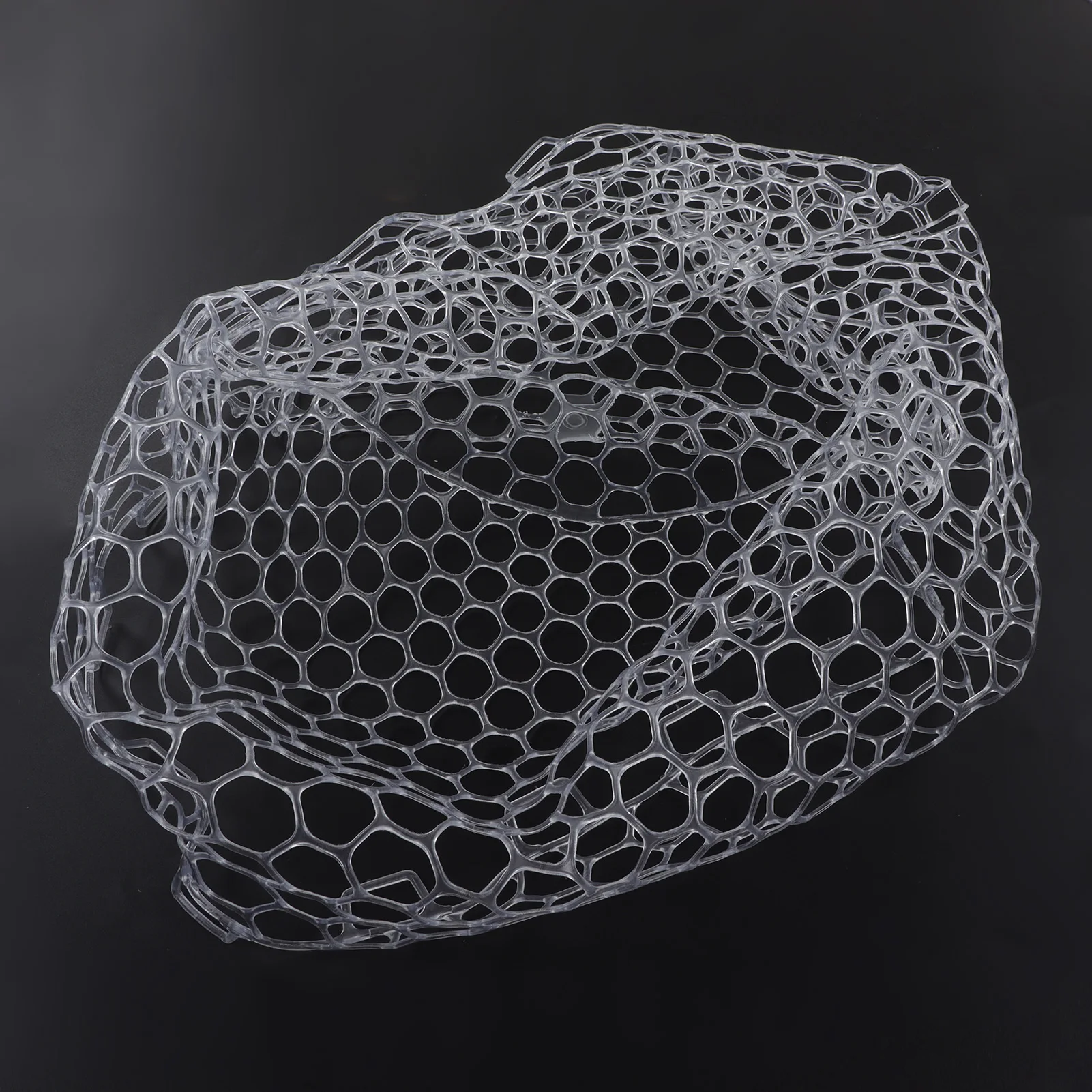 Portable Foldable Fly Fishing Net Clear Rubber Landing Net Replaceable White Net Depth 47cm Outdoor Fishing Tackle - view 3