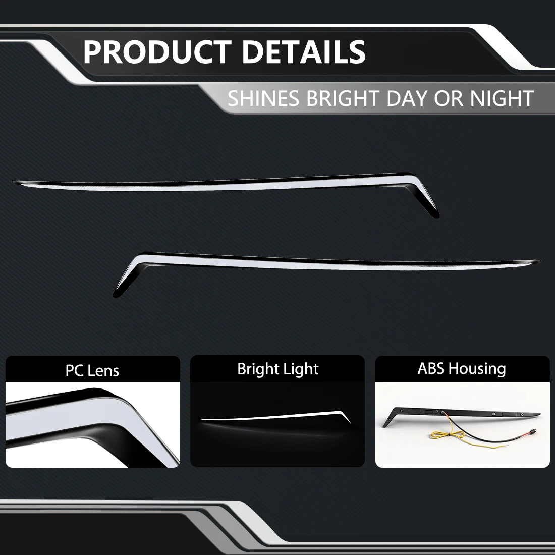 LED DRL For Toyota Corolla 2019-2025 Daytime Running Light Start up Aniation Front Hood Light Dayligts Dynamic Turn Signal Lamps view 2