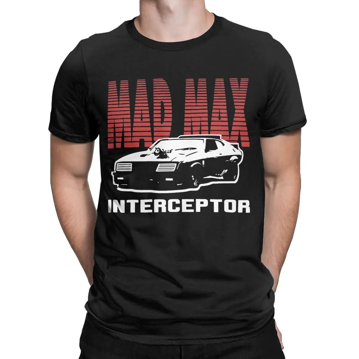 Novelty 2024 Movie Mad Max Car Interceptor T-Shirts Men Women 100% Cotton Tees Shirt Gift Idea Clothes