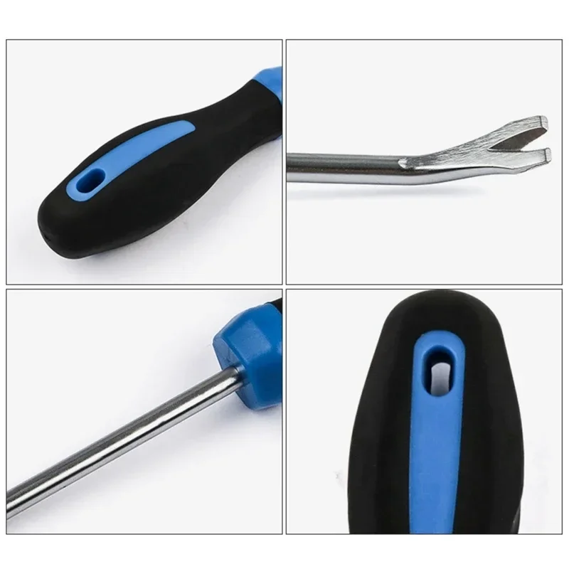 Practical Crowbar Pry  Staple Nail Puller Lightweight Buckle Trim Screwdriver Car Door Removal Pliers Hand Tools