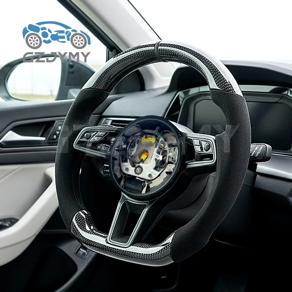 Custom Carbon Fiber LED Steering Wheel for Porsche Panamera Cayenne Macan Taycan Cayman Boxster Carrera 911 718 996 987 991 992