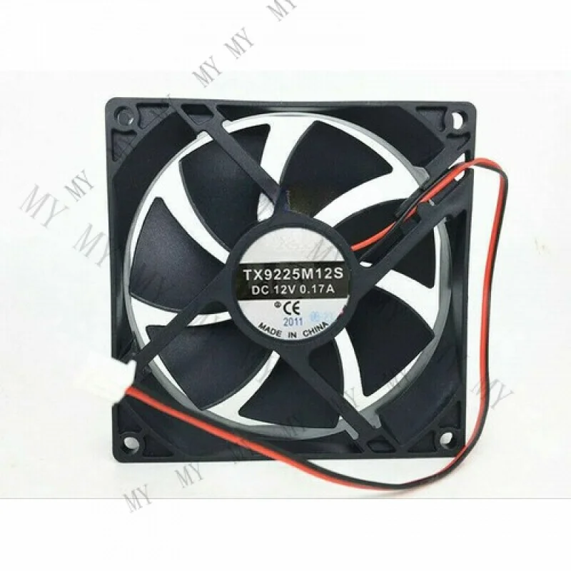 

TT 1PC for Tianxuan TX9225M12S 12V 0.17A 9CM 9225 2-wire cooling fan