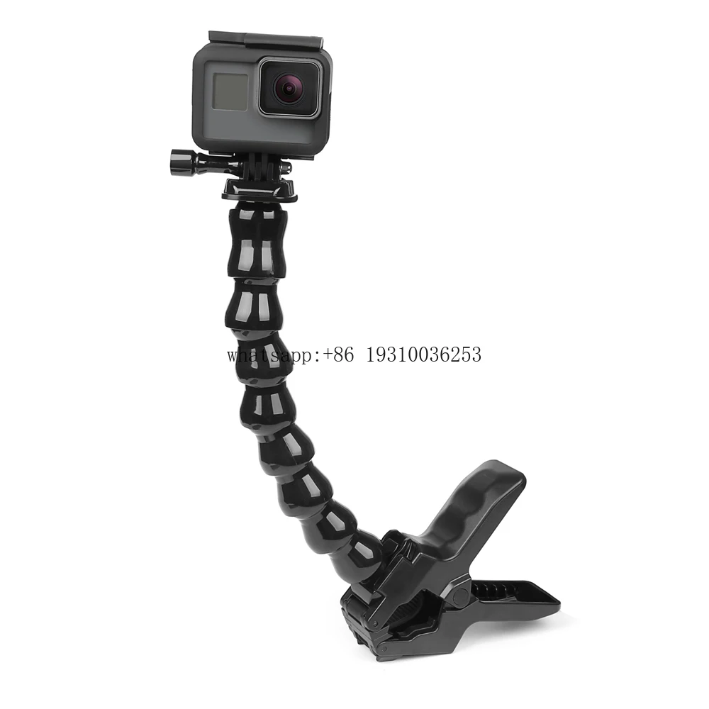 

Factory Sale Adjustable Flexible Bracket Holder Gooseneck Jaws Clamp For GoPros Heros 11/10/9/8 7 6 5 3 4 Session s