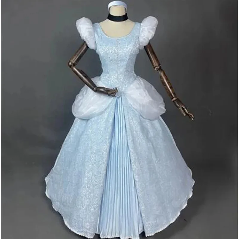 2025 New Halloween Cinderella Dress Newest High Quality Cosplay Princess Costume Adult Lace Up Corset Wedding Evening Party Ball