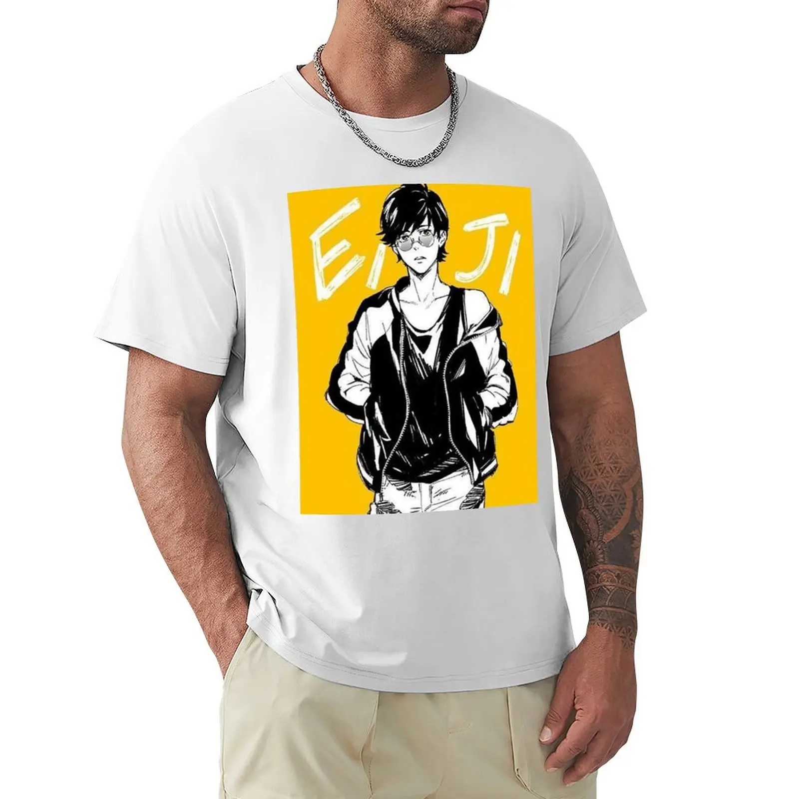 

Banana Fish - Eiji OKUMURA T-shirt funnys new edition sweat for a boy plain t shirts men