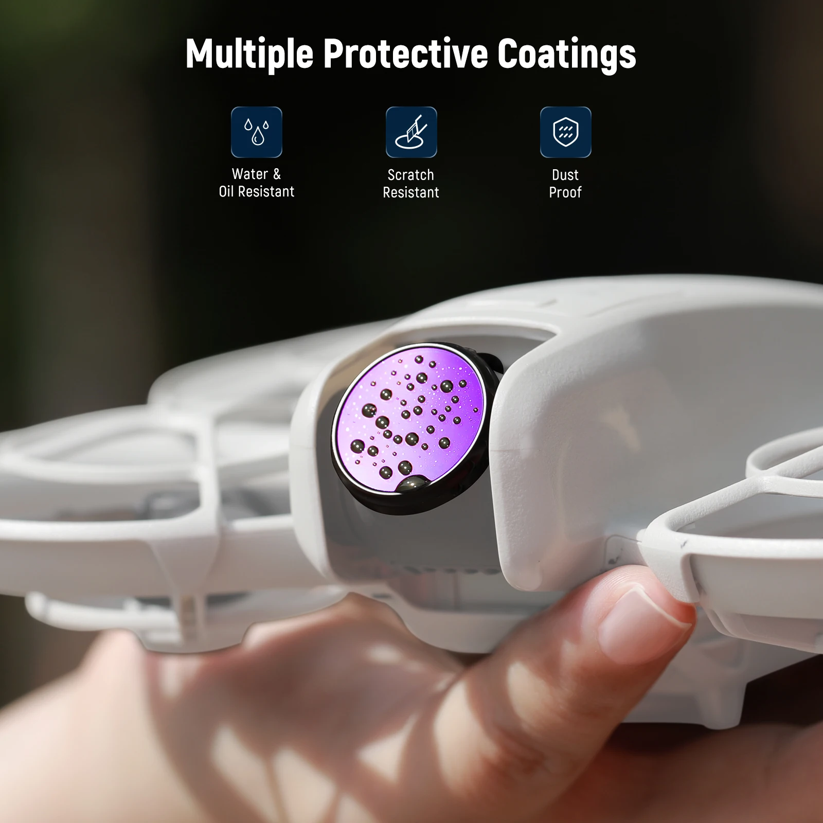 مجموعة مرشحات NEEWER ND/PL متوافقة مع DJI NEO، ND8/PL ND16/PL ND32/PL ND64/PL ملحقات طائرة بدون طيار مستقطبة ذات كثافة محايدة