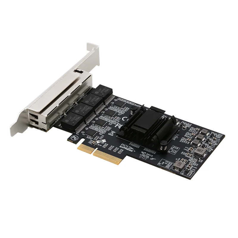 Tarjeta de red PCIe de 4 puertos, 2,5 Gbps, 10/100/1000M/2,5G, RJ45, Realtek/RT8125B, compatible con tarjeta adaptadora de red Ethernet ESXI6.7 PXE