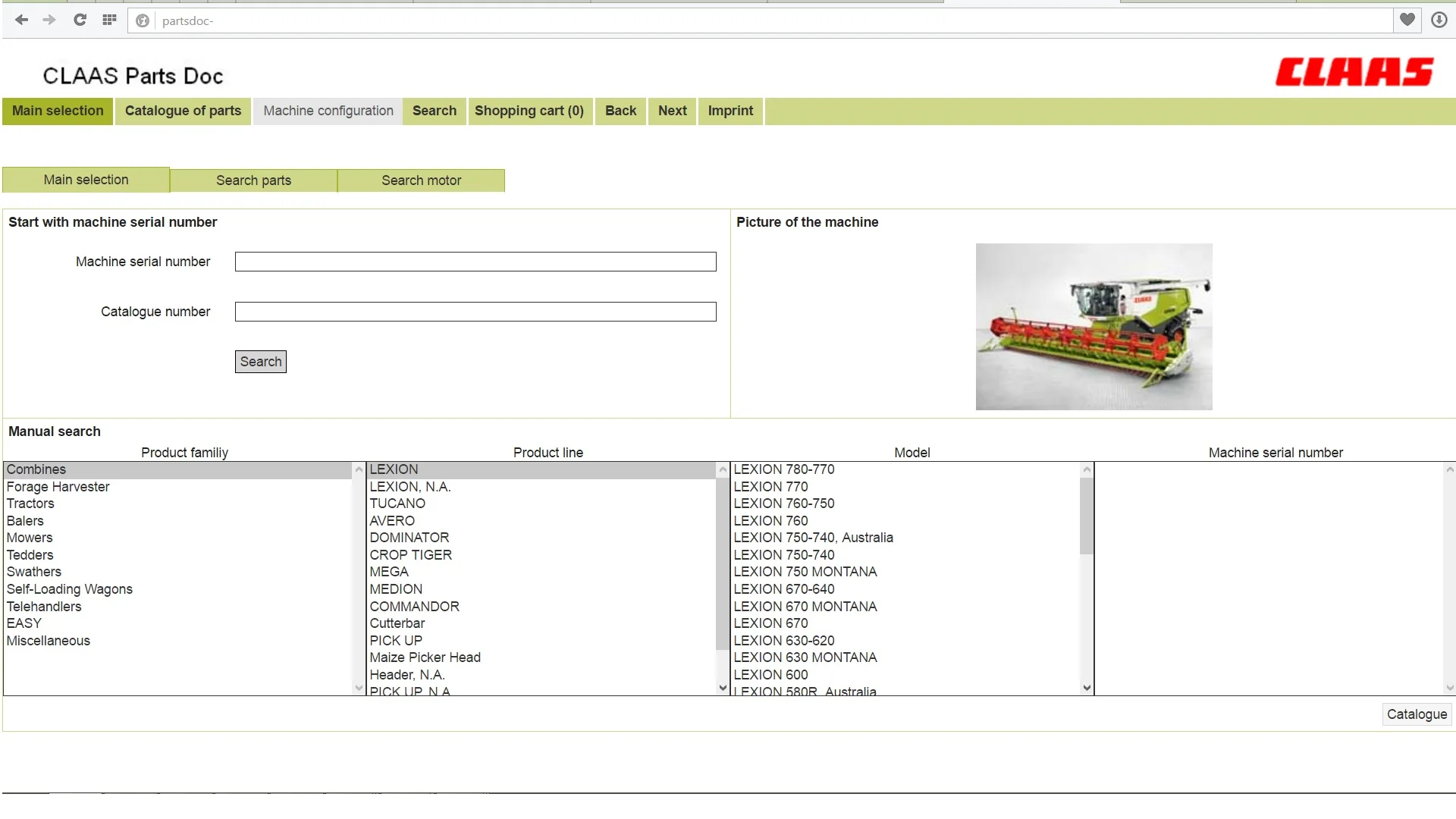 

TruckEPC For Claas Parts Doc 2.2 - сельскохозяйственный 869 [02.2025]