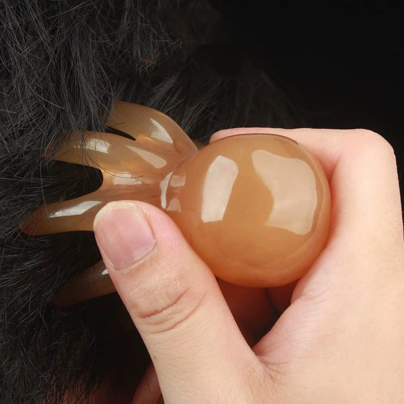 

Plastics Octopus Comb Head Massager Home Health Therapy Tool Spa Body Acupuncture Scalp Massage Meridian Scraping​