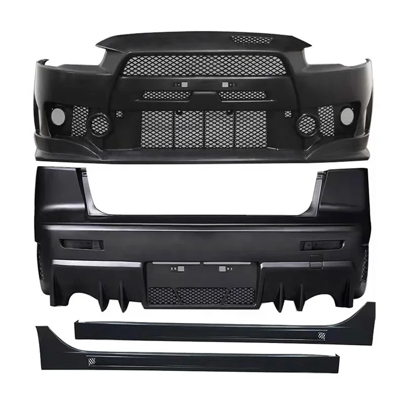 Factory direct Car bumper For  Lancer 2009-2015 Upgrade FQ Style Front bumper Rear bumper Side skirt other accessories