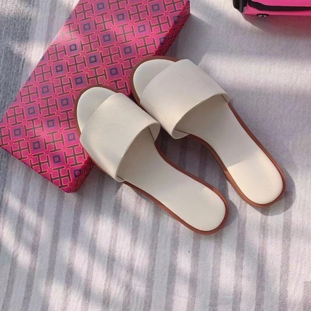 

2026 Summer New Women's Flat Slide Sandals Single Strap Lightweight Non-Slip Shoes Casual Outdoor Beach Footwear for Daily Wear