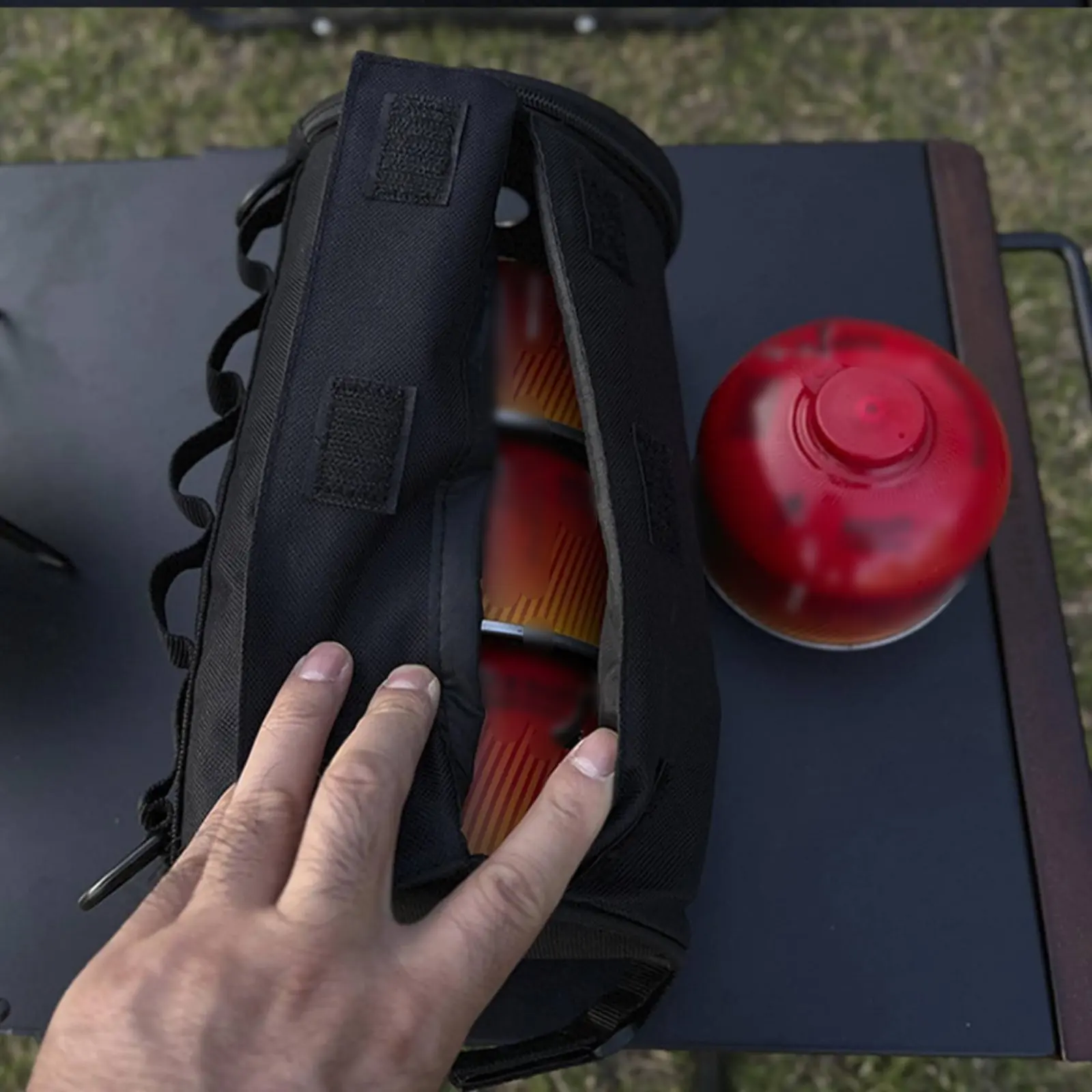 Camping Tissue Bag Lightweight Hanging Tissue Bag Camping Paper Towel Case Tear Resistant Portable Paper Towel Holder for Picnic