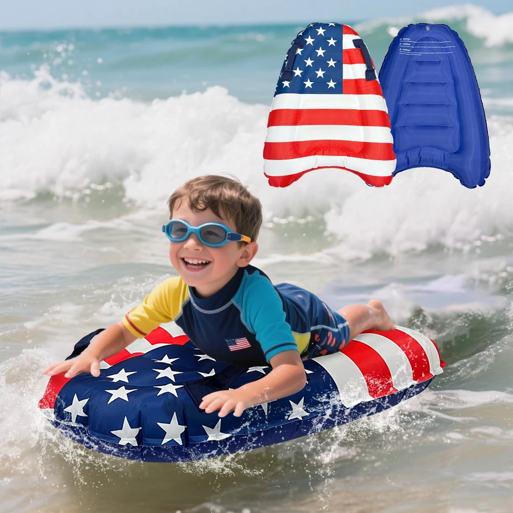 1pc inflável meia estrela prancha de surf pvc portátil verão nadar placa adequada para festas na piscina do lago da praia