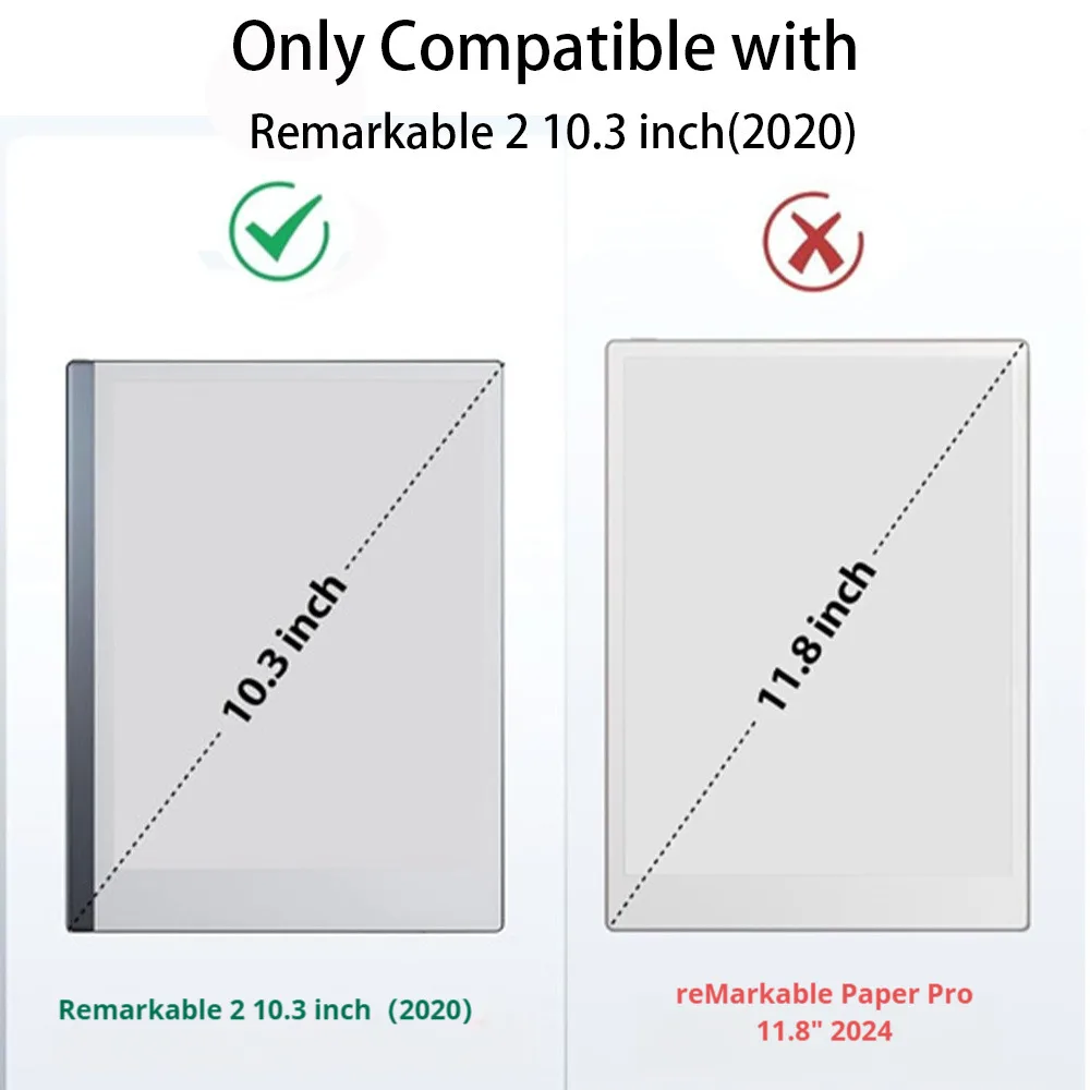 Case for Remarkable 2 Digital Paper Tablet 10.3 inch (2020 Released) Tablet Cover, PU Leather, with Pen Slot Protective Case view 2
