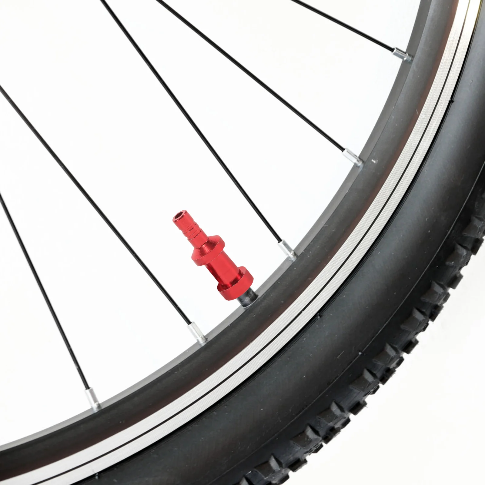 2Pcs Bike French Nozzle Adapter Aluminum Alloy Vibrant Colors Longlasting Use Bicycle Valve Stem Easy Installation