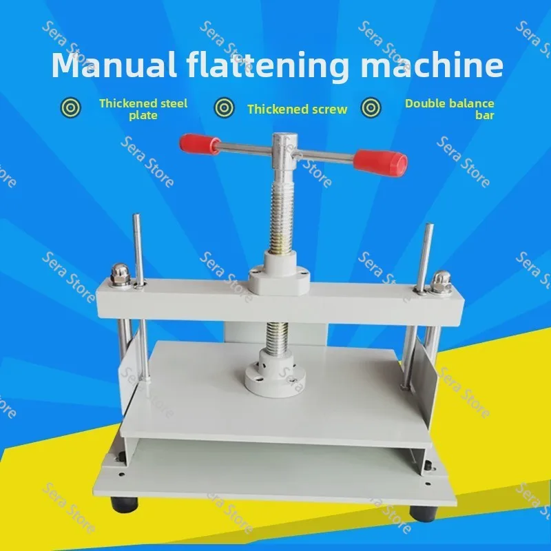 Manual Paper Press Machine 12x8.6 in for A4 Paper 10cm Thickness Steel Frame Paper Press Machine Papermaking Book Press