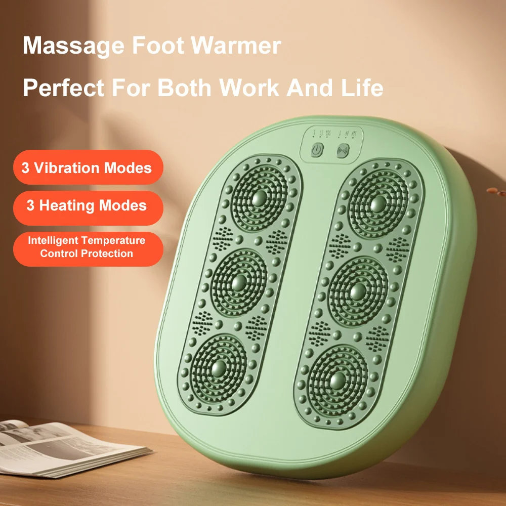 Customizable Electric Foot Warmer Heating Pad for Foot Feet Warmer Heater Foot Warming Mat Home Office Bedroom Vibration
