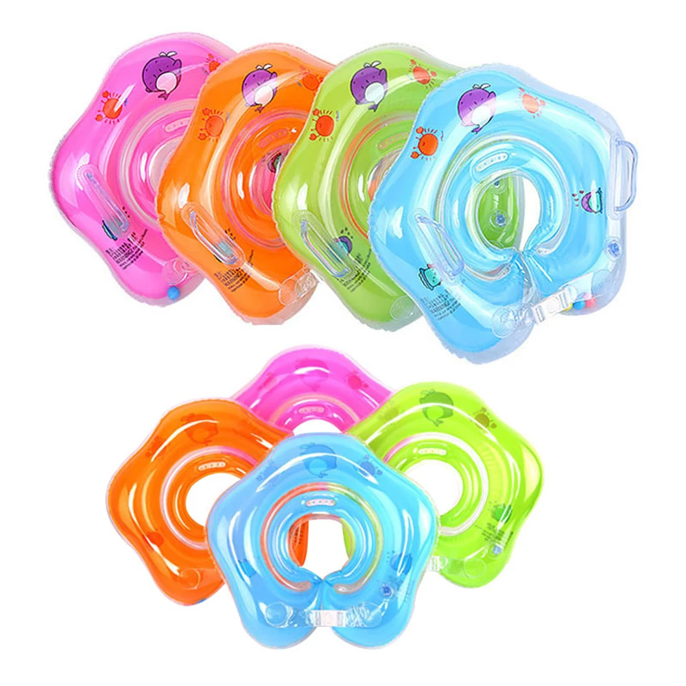 Swim Neck Ring Swiming Pool Baby Accessories  Baby Inflatable Float Ring Safety Infant baby Neck Float Circle Bathing