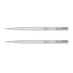 QIANLI MEGA-IDEA BZ-A2 Non-magnetic Stainless Steel Tweezers for Mobile Phone Maintenance 0.10 0.15mm Tips Repair Hand Tool