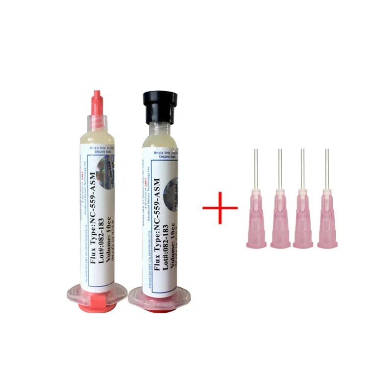 High Quality Solder Flux 10cc NC-559-ASM-UV solder paste For Phone LED BGA SMD PGA PCB Repair + Needles Rework Tools