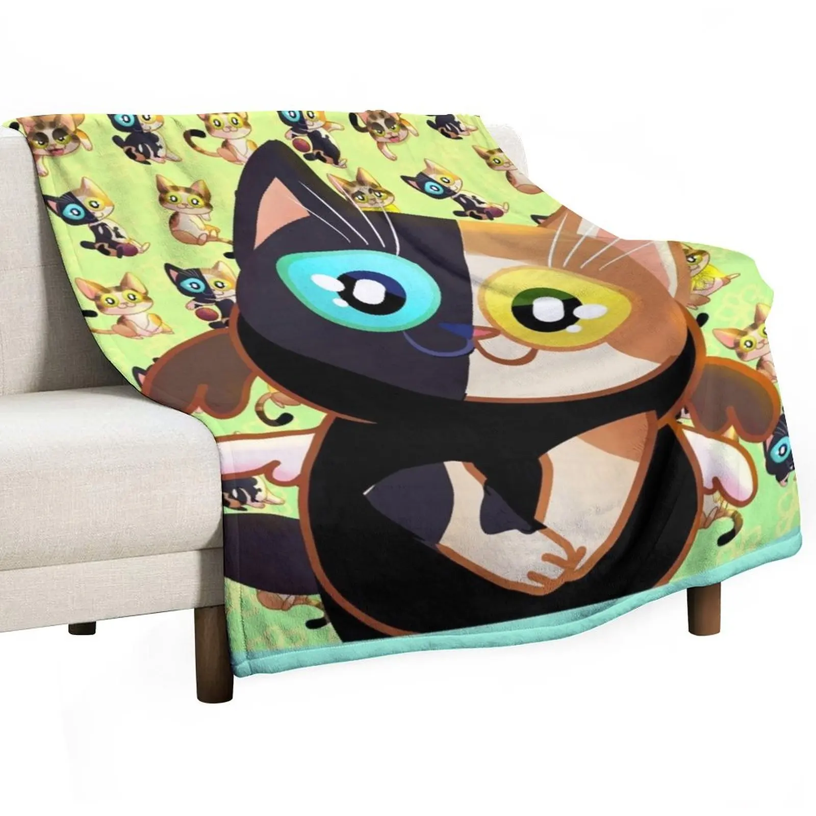 

Lucchi the Chimera in a onesie Throw Blanket Baby Heavy Furry Decorative Beds Blankets