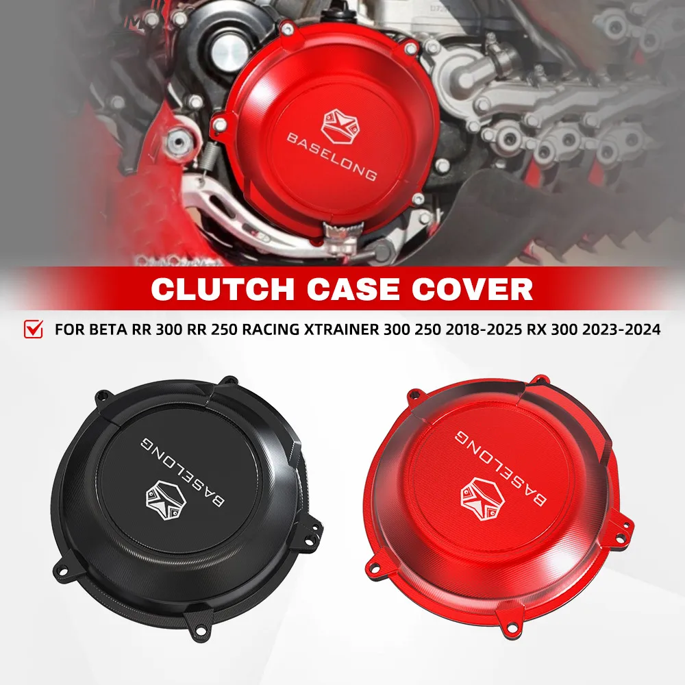 Reinforced Clutch Guard Protector Cover For Beta RR 300 RR 250 Racing Xtrainer 300 250 2018-2025 Accessories RX 300 2023-2024