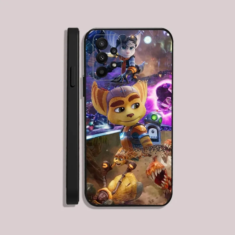 Ratchet Clank PS5  Phone Case For Samsung S24,23,22,30,21,10,9,Ultra,Plus,Lite,FE,5G Black Soft Case