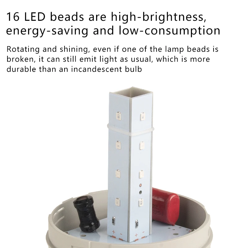 

PARMA sensor Flashing LED rotating warning light, alarm flashing light LTE-1081J, small sound and light alarm