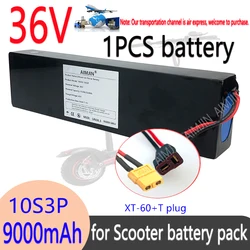 2024 New high-quality 10S3P 36V 9000mAh 18650 lithium-ion battery electric scooter for KUGOO LifePo4+BMS protection XT60 T Plug