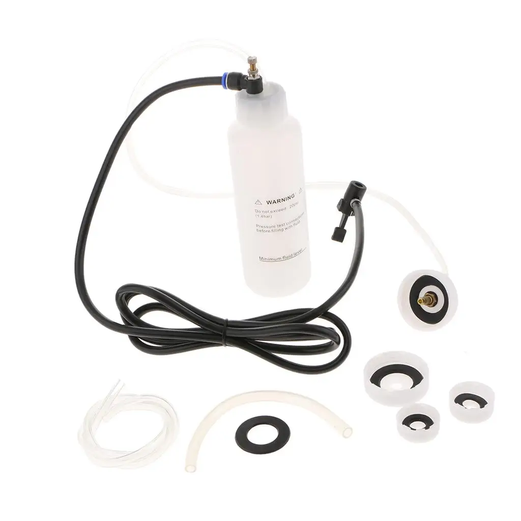 Car Brake and Clutch Fluid Bleeding Kit Pneumatic Vacuum Bleeder Replacement