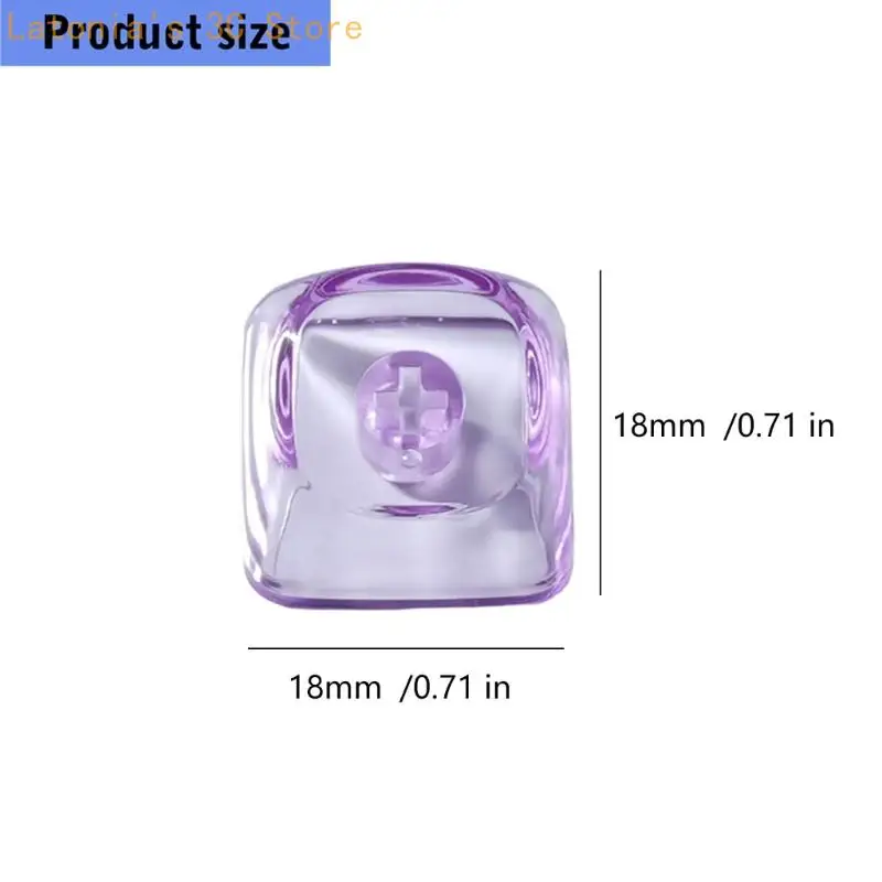 1U MOA Transparentes mechanisches Tastatur-Rohling-Tastenkappen-Set mit transparenten PC-Tastenkappen. Verwenden Sie X3UB – Detail 6