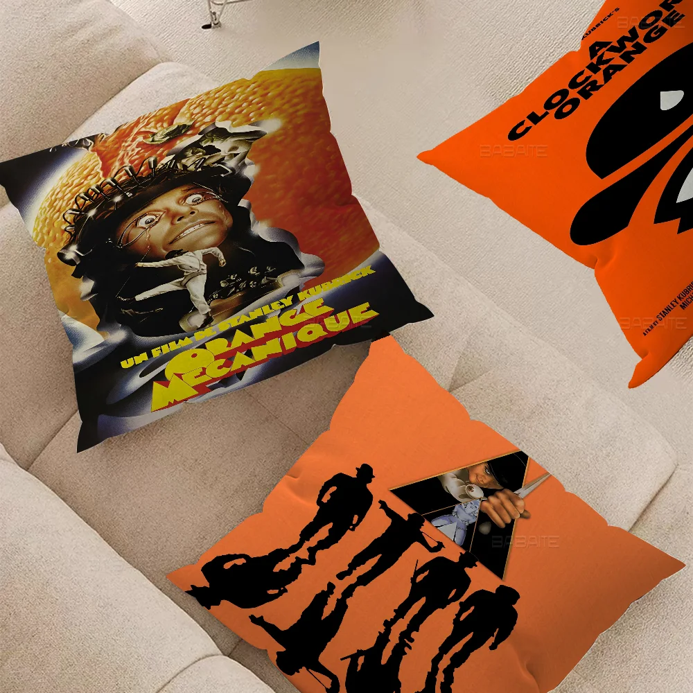 Movie C-Clockwork Orange Cushion Cover Inches Farmhouse Decor Home Throw Pillow Covers For Couch Decorations