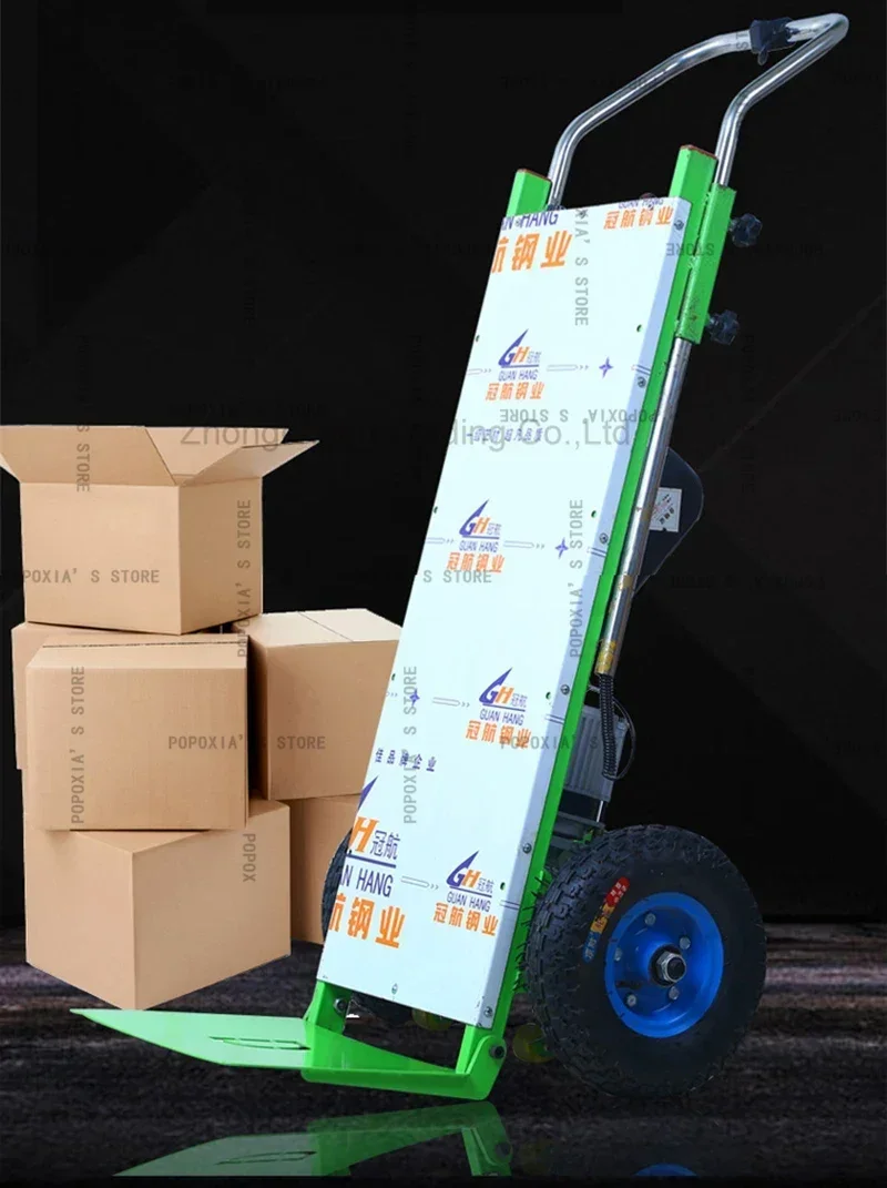 48V/16A/32A Electric Stair Climber  Load 400kg Effort-saving Artifact Trolley Moving  Climbing Car Pulling Appliances