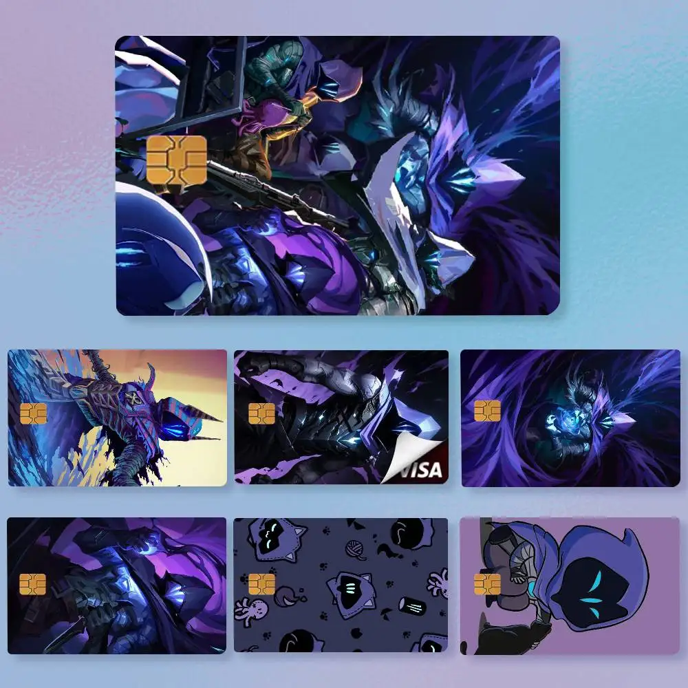 V-ValorantS O-Omen Credit Card HD Stickers Premium matte film effectively prevents fingerprints and daily abrasion.