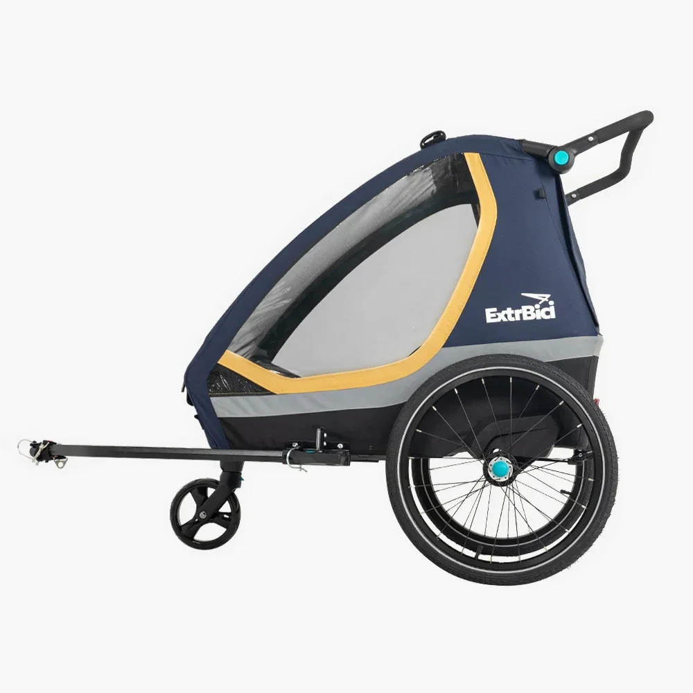 

Детский прицеп Cyrusher с двойным сиденьем, складной детский багажник для велосипеда, грузовой прицеп для велосипеда