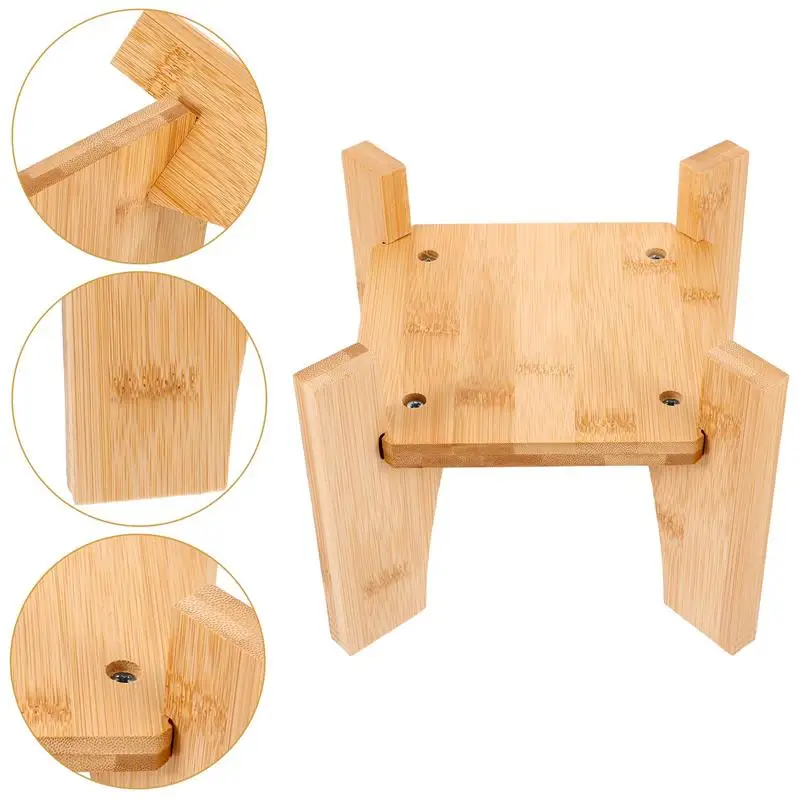 صينية خشبية من الخيزران، حامل موزع للمشروبات، قاعدة للحرف المائية للنباتات، قاعدة حامل المشروبات