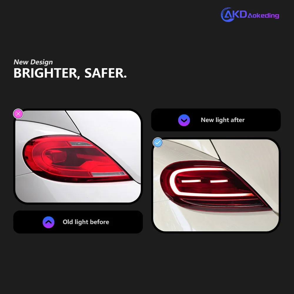 

Suitable For Beetle Light-emitting Diode Taillights 2012-2020 Dynamic Signal Taillights