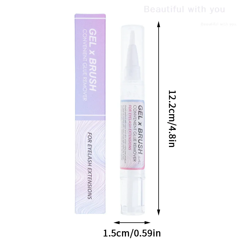 New10ml Eyelash Extension Glue Remover Pen Transparent Up Adhesive Gel False Pen Grafting Removing Non-irritating Make Remover