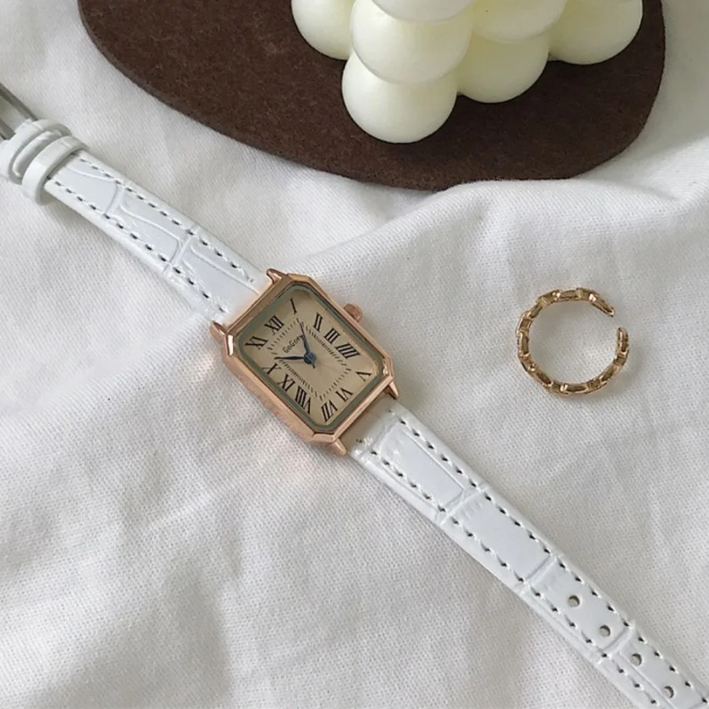 Elegant Women's Quartz Watch Exquisite Portable Women's Wrist Watch Decorative Waterproof Ladies Business Watches