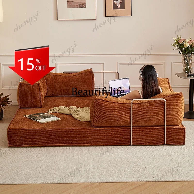 G153 Nordic Designer Recliner Sofas Bed Sleep Living Room Floor Lounge Sofa Lazy Loveseat Divano Letto Pieghevole Home Furniture