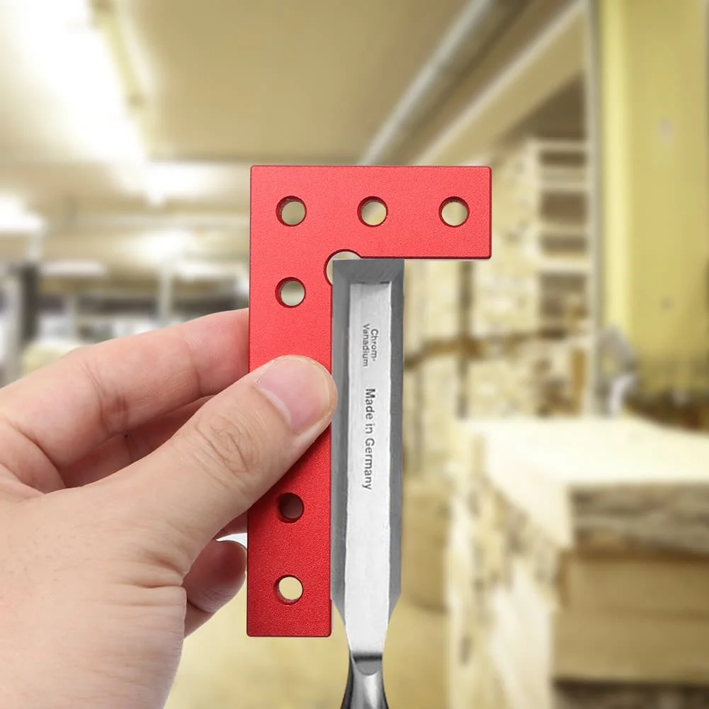 Lightweight Aluminum Alloy Mini Square Center Finder Tool for Precise Positioning and Squareness Verifications